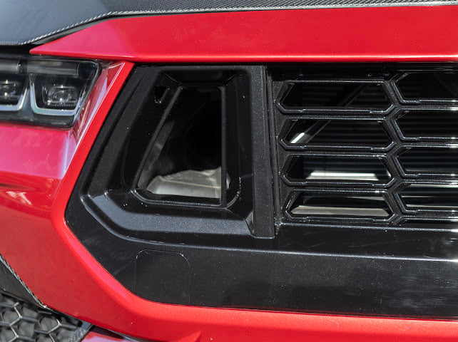 2024+ FORD MUSTANG S650 | CARBON FIBER FRONT GRILLE INSERT REPLACEMENT UPPER & LOWER